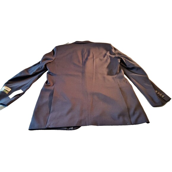 Haggar Men's Tailored Fit In Motion Blazer, 44 Long, Midnight Blue, HJ10337 NWT - Picture 15 of 16